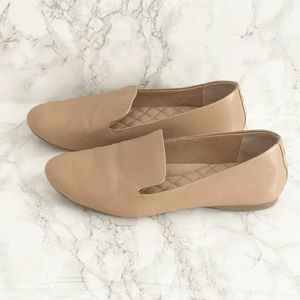 BIRDIES The Starling Leather Flat Loafers Taupe 6.5